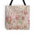 laugh love live floral tote bag