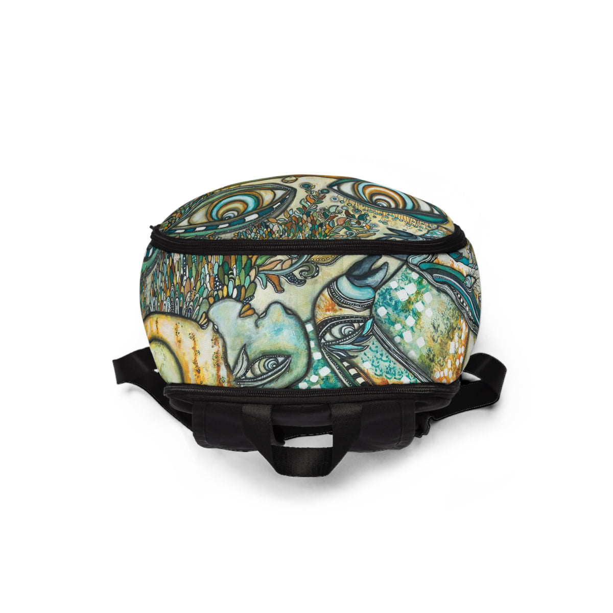 Backpack Original Art Backpack &quot;Love Bird Garden&quot;