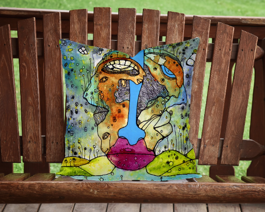 Outdoor Pillow Cushion &quot;2 Faced&quot;