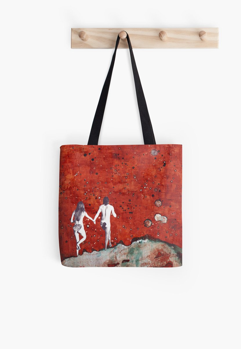 at sunset tote bag b