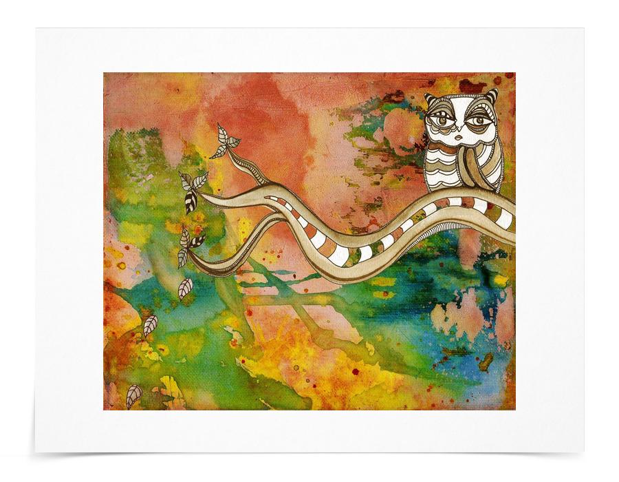 Surreal-Owl-Artprint