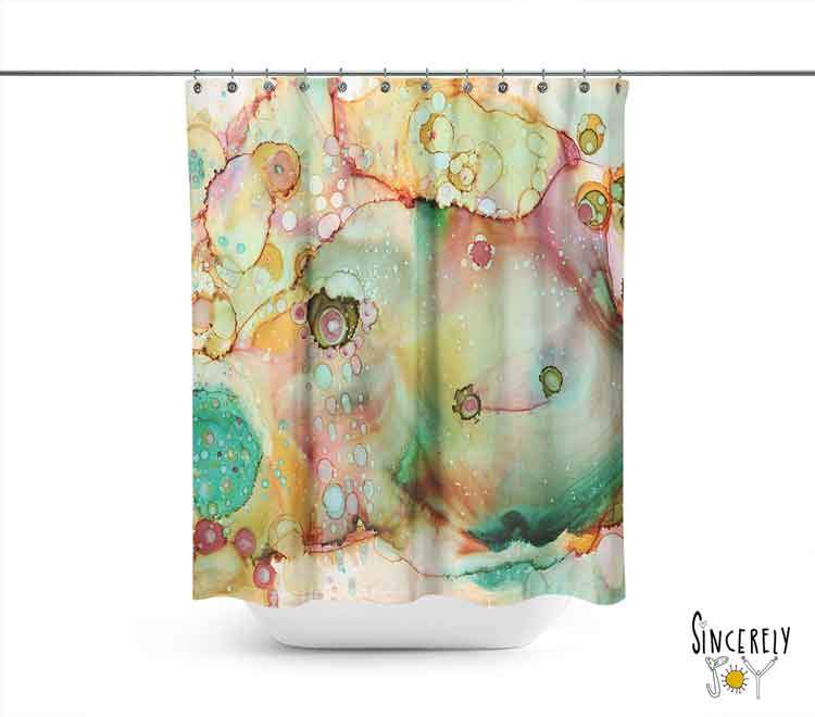 Abstract Shower Curtain &#39;Moose&#39;