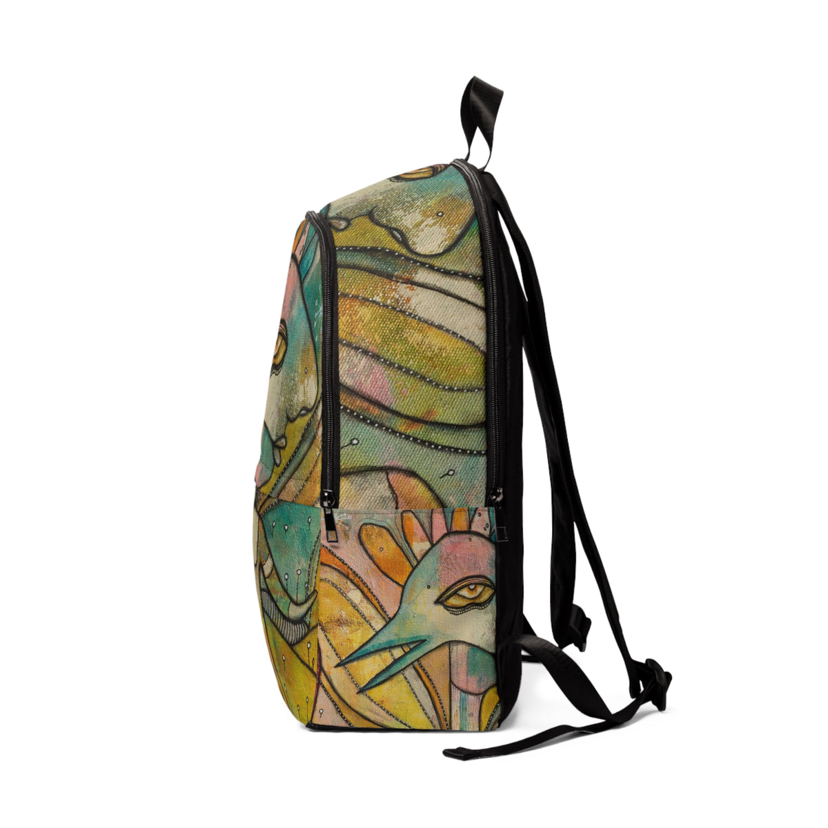 Intuitive Art Backpack &quot;Birdman&#39;s Options&#39;