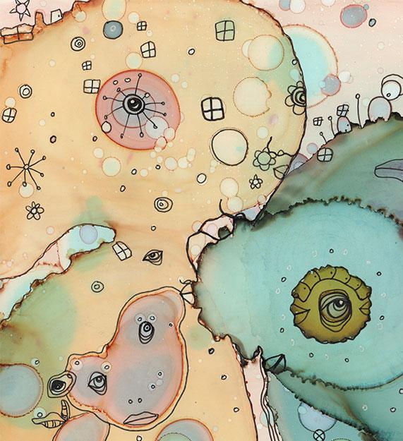 Original Mixed Media Fine Art &#39;I SEE YOU&#39;