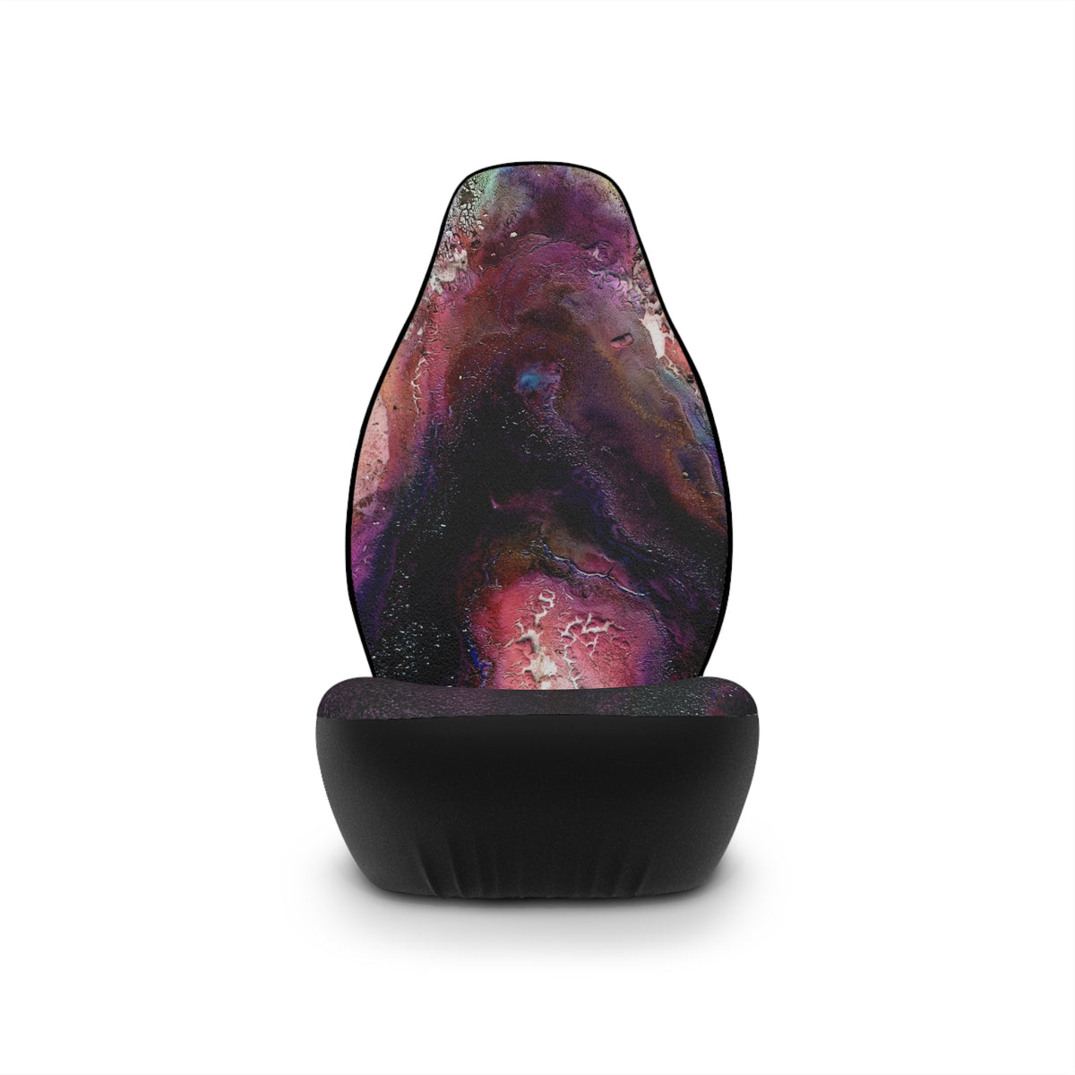 Purple Geode Car Seat Covers &quot;Kaleb Abstract 09&quot;