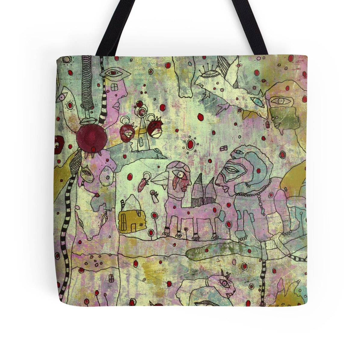 cut it out tote bag.