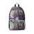 Colorful Abstract Art Backpack "Purple Abyss"