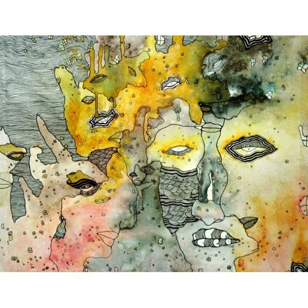 original mixed media art on canvas