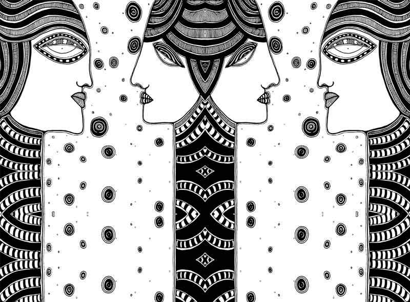 Wall art tapestry &#39;love II&#39;