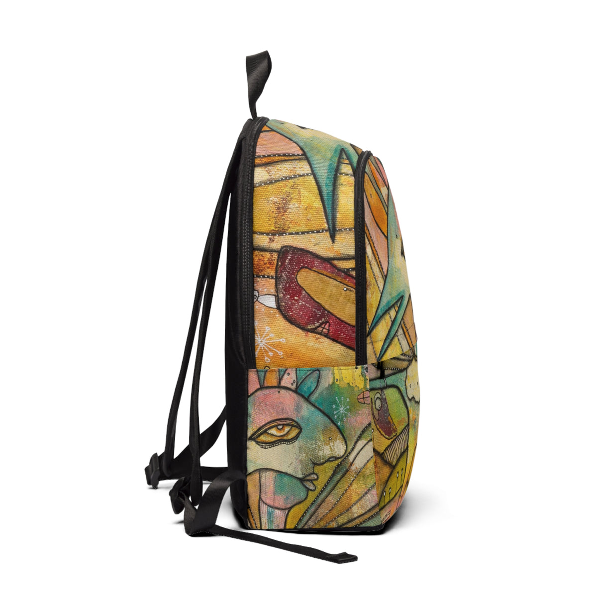 Intuitive Art Backpack &quot;Birdman&#39;s Options&#39;