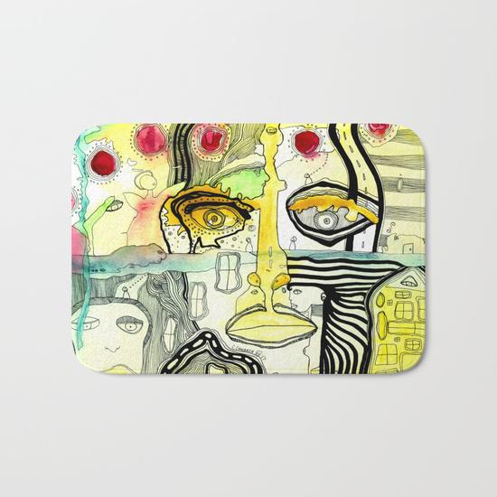 Bath Mat 'Half Full'