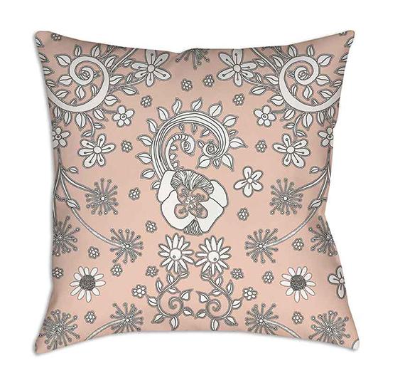 beige-floral-throw pillow