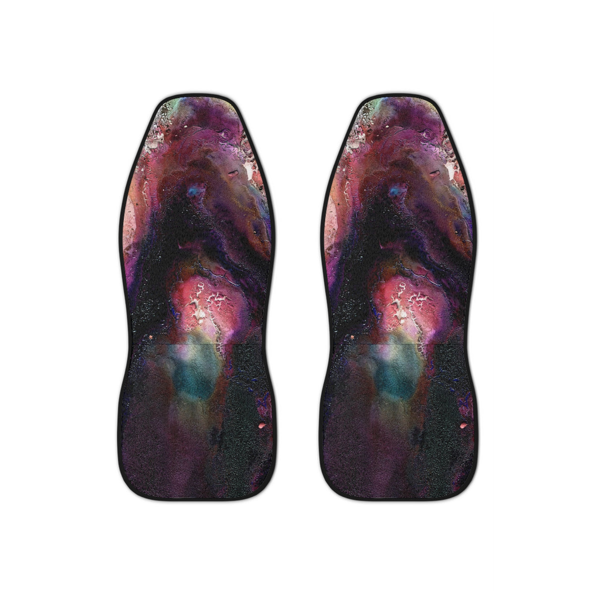 Purple Geode Car Seat Covers &quot;Kaleb Abstract 09&quot;