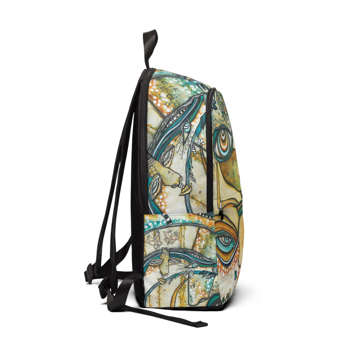 Backpack Original Art Backpack &quot;Love Bird Garden&quot;