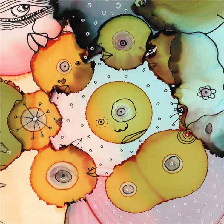 Tote Bag Mixed Media Art &#39;Dance With Me 2&#39;