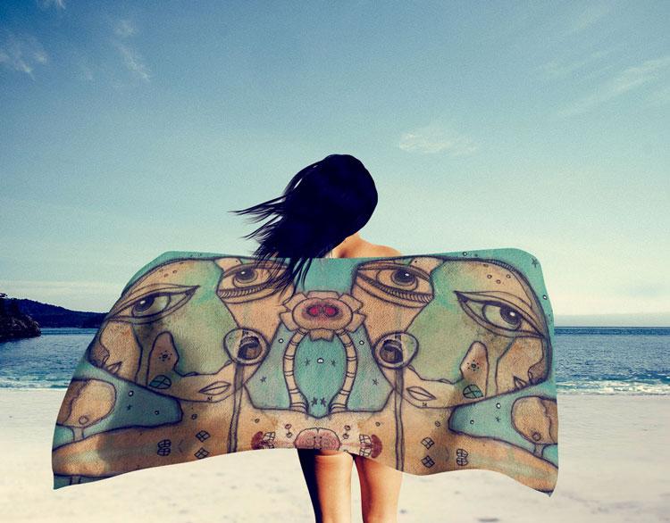 Bath Towel &#39;Wishful Thinking II&#39;