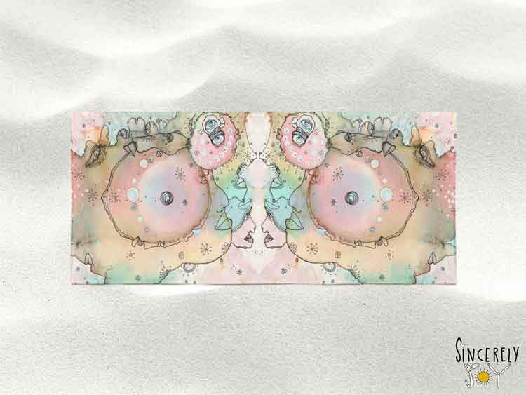 Beach / Bath Towel &#39;Turn Around 2&#39;