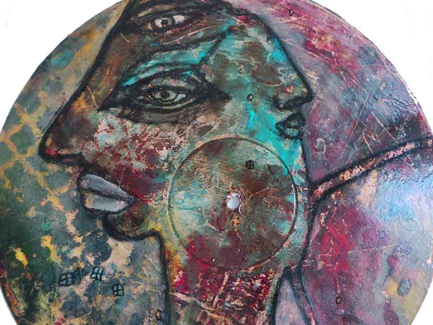 mixed media painting album-10in