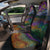 Colorful Car Seat Covers Tye Die Hippie Vibes "Purple Mountain"