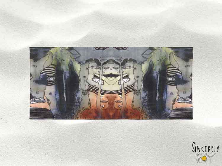 Beach / Bath Towel &#39;Source 1&#39;