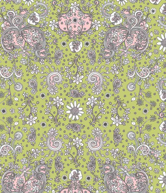 green-floral-duvet-cover