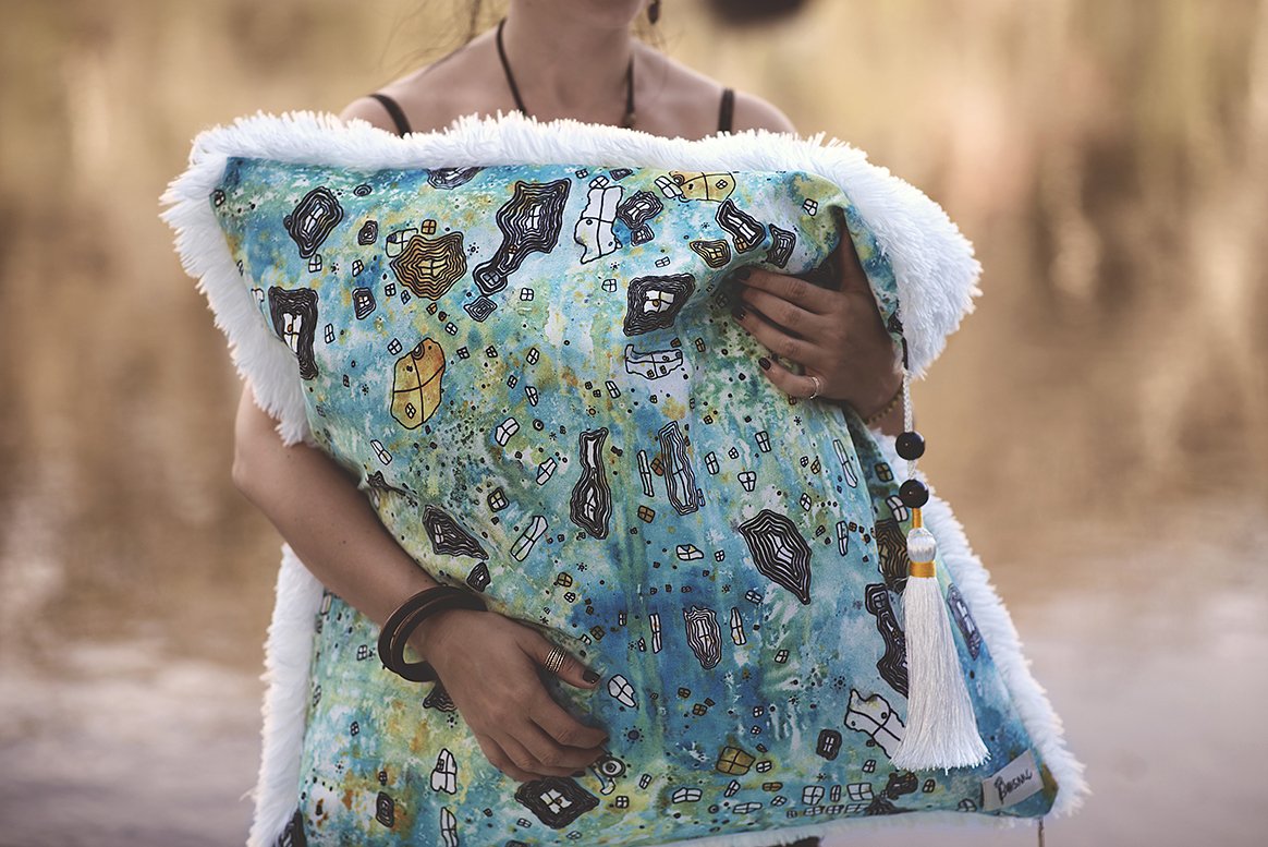 surreal sky shag decor