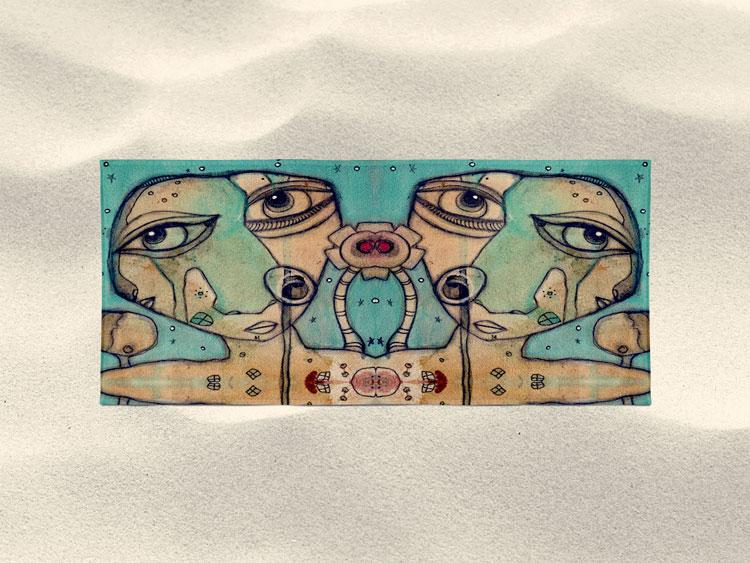 Bath Towel &#39;Wishful Thinking II&#39;