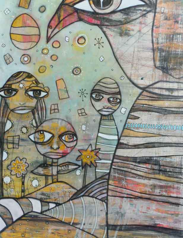 my-sun-and-stars-mixed-media-art