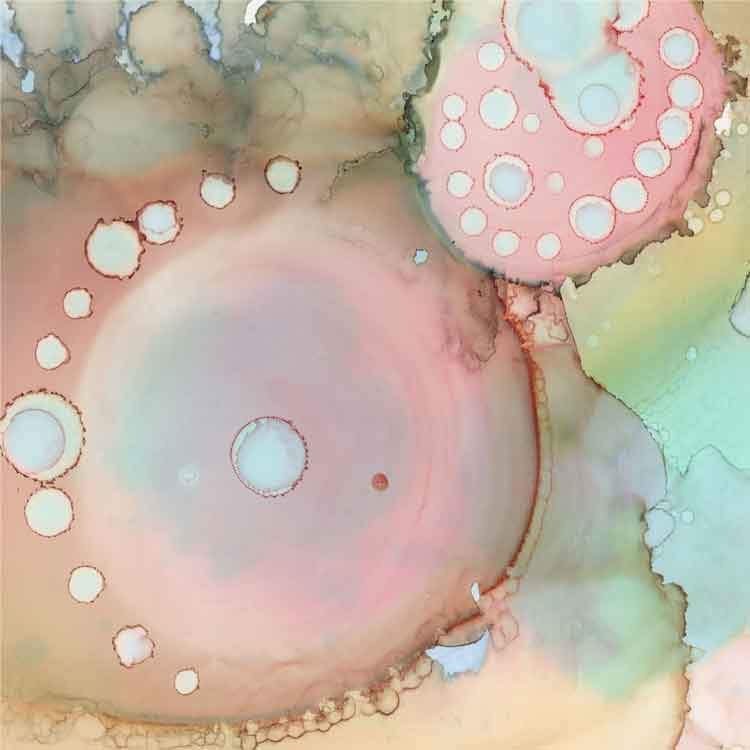 Tote Bag Abstract Art &#39;Organic in Pastel&#39;