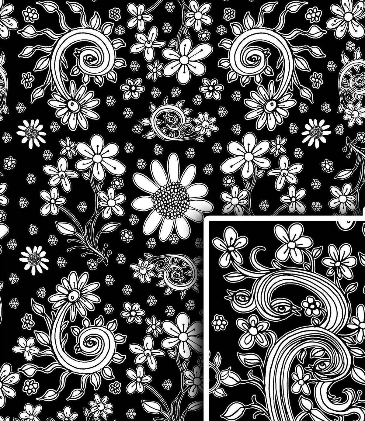 Black white throw pillow