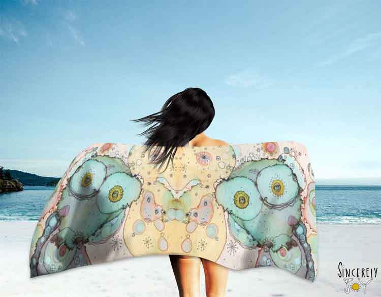 Bath Towel &#39;I See You 1&#39;