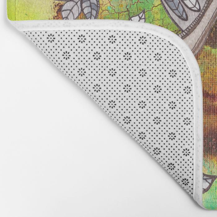 Bath Mat &#39;Surreal Owl III&#39;