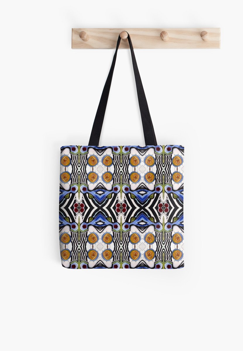 tribal sun tote bag b