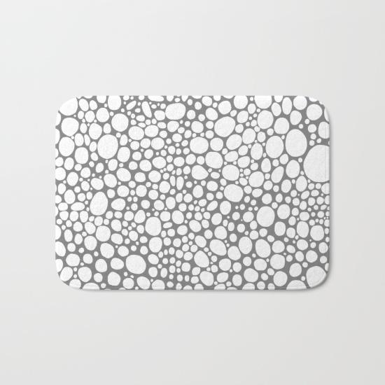 Grey-white-bubbles-bath-mats