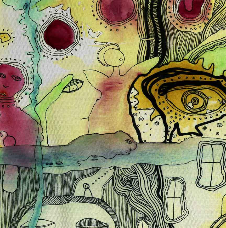 yellow-psychedelic-area-rug