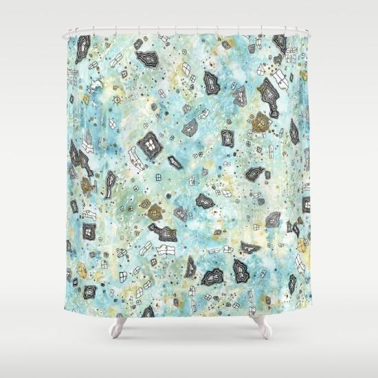 Surreal Sky Shower Curtain