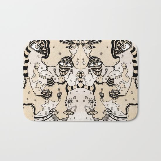 Bath Mat 'Stained 01'