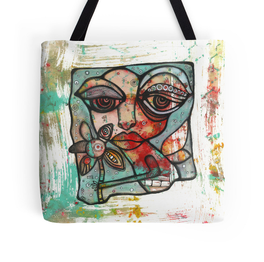 "Mine" tote bag beach bag