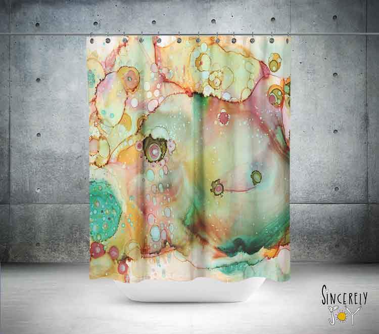 Abstract Shower Curtain &#39;Moose&#39;