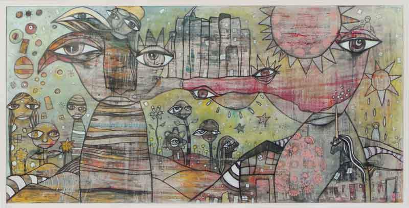 my-sun-and-stars-mixed-media-art