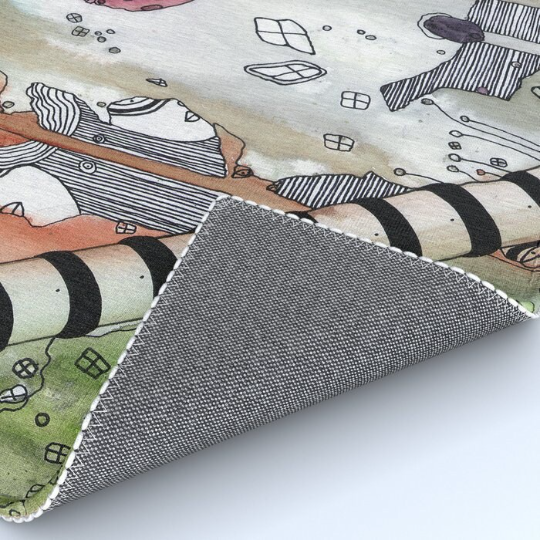 Area Rug &#39;A Female Hello&#39;