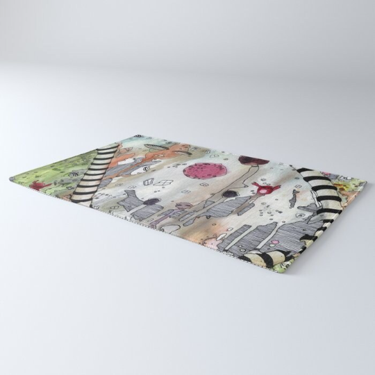 Area Rug &#39;A Female Hello&#39;