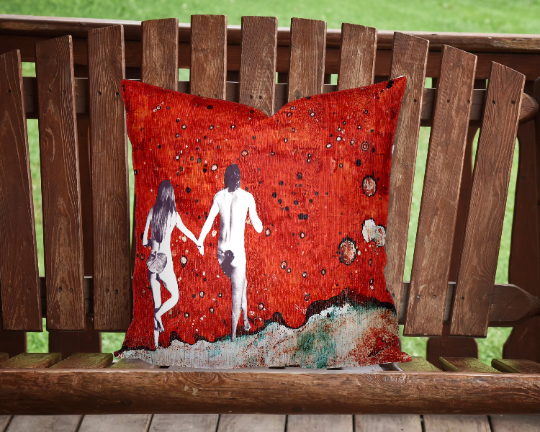 Outdoor Pillow Cushion &quot;At Sunset&quot;