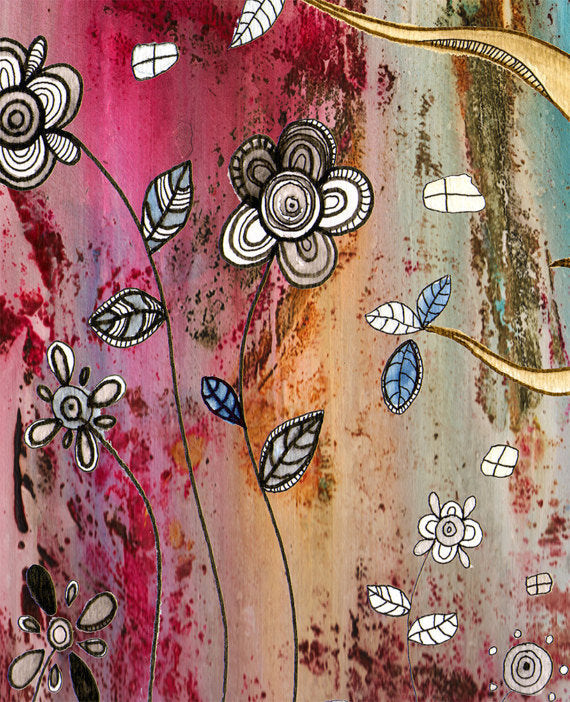 Art Print on Canvas &#39;Surreal Owl 1&#39;