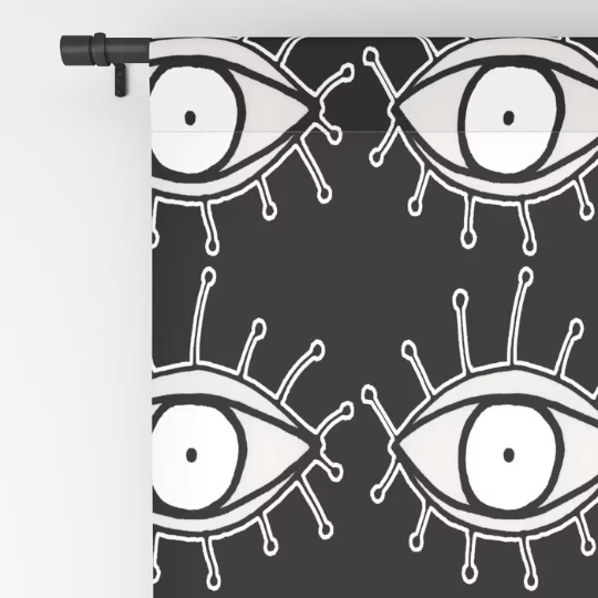 Window Curtains &quot;Big Eye Lashes&quot;