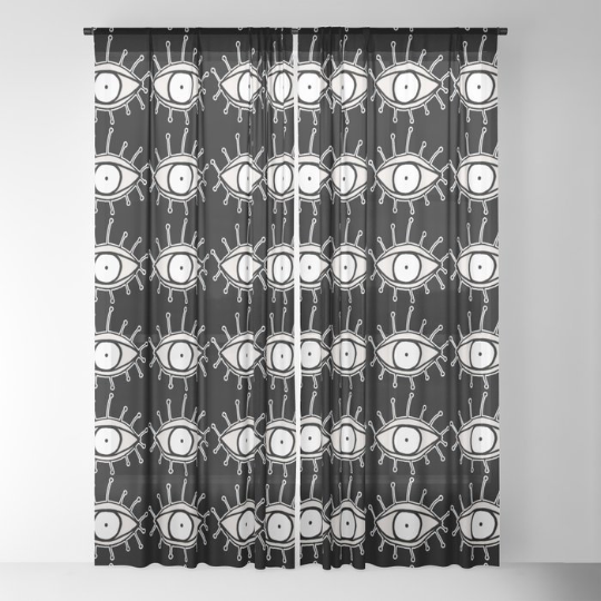 Window Curtains &quot;Big Eye Lashes&quot;