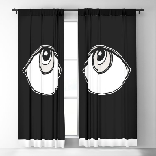 Window Curtains &quot;Big Eyes&quot;