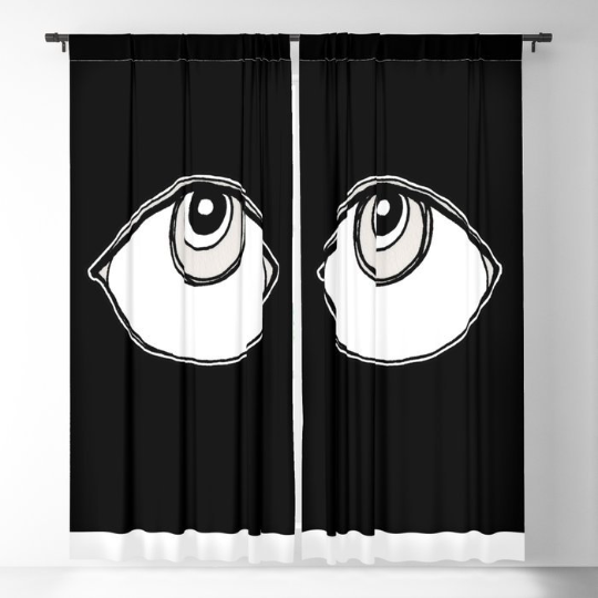 Window Curtains &quot;Big Eyes&quot;