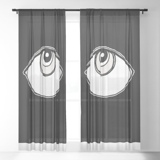 Window Curtains &quot;Big Eyes&quot;