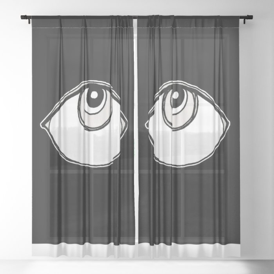 Window Curtains &quot;Big Eyes&quot;